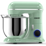 CEBORY 3-IN-1 Stand Mixer, 6.5 QT Tilt-Head 10-Speed Food Mixer, Kitchen Electric Mixer with Dough Hook, Beater, Whisk, Bowl for Most Home Cooks