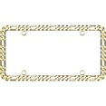 thumbnail image 3 of Cruiser Accessories Designer Gold Chain License Plate Frame, with Fastener Caps, 3 of 4