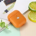 thumbnail image 2 of NIFFPD Apple AirPods Case, Soft Silicone Shock-Proof Case Cover for Airpods 2&1 Support Wireless Charging Orange, 2 of 3