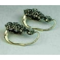 thumbnail image 2 of 2Ct Round Cut Diamond Women's Lever Back Drop/Dangle 14K Yellow Gold Plated Silver Earrings, 2 of 2