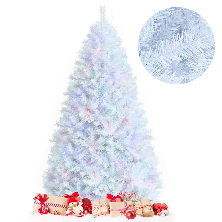 ✳︎new arrival✳︎christmastreeクリスマスツリー⑤white Costway 7ft Glitter Decor White Iridescent Tinsel Artificial