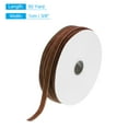 thumbnail image 2 of Uxcell Velvet Ribbon Wrapping 3/8" x 50 Yard Brown Single Face Craft Velvet, 2 of 5