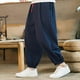 thumbnail image 4 of Pantalones largos de verano para hombre, leggings casuales de algodón y lino para exteriores, pantalones para hombre, 4 of 4