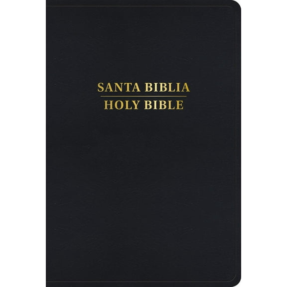 Rvr 1960/KJV Biblia BilingÃ¼e Letra Grande, Negro ImitaciÃ³n Piel Con Ãndice (EdiciÃ³n 2024), (Hardcover)