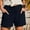 17-Navy, variant on SELONE Shorts for Women Linen Blend Mid Rise with Pockets Cotton Linen Athletic Pants Short Length Baggy Straight Leg Casual Pants Purple L