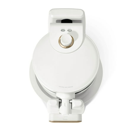Beautiful Rotating Belgian Waffle Maker, White Icing by Drew Barrymore