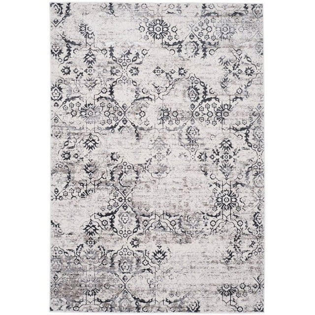 Safavieh Artifact 9' X 12' Power Loomed Rug in Charcoal and Cream