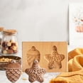 thumbnail image 1 of XZZjjl Christmas Cookie Border Wood Baked Shortbread Shortbread Novelty And Fun, 1 of 7