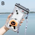 thumbnail image 2 of Bolsa impermeable para teléfono móvil con pantalla táctil, con cierre hermético para natación, ideal para tomar fotos, ideal para baño, playa y camping al aire libre., 2 of 2