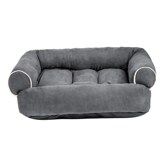 Camas para perros y gatos Cama para perros Cojín nido cómodo para cachorros/gatos Gris oscuro L