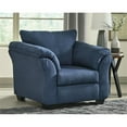 thumbnail image 2 of Bowery Hill Modern / Contemporary Fabric Accent Chair in Blue, 2 of 4