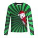 thumbnail image 4 of Blusas y camisas de manga larga con cuello redondo para hombre, estilo casual, cuello redondo, manga larga, camiseta estampada de Halloween, blusa de poliéster para hombre., 4 of 5