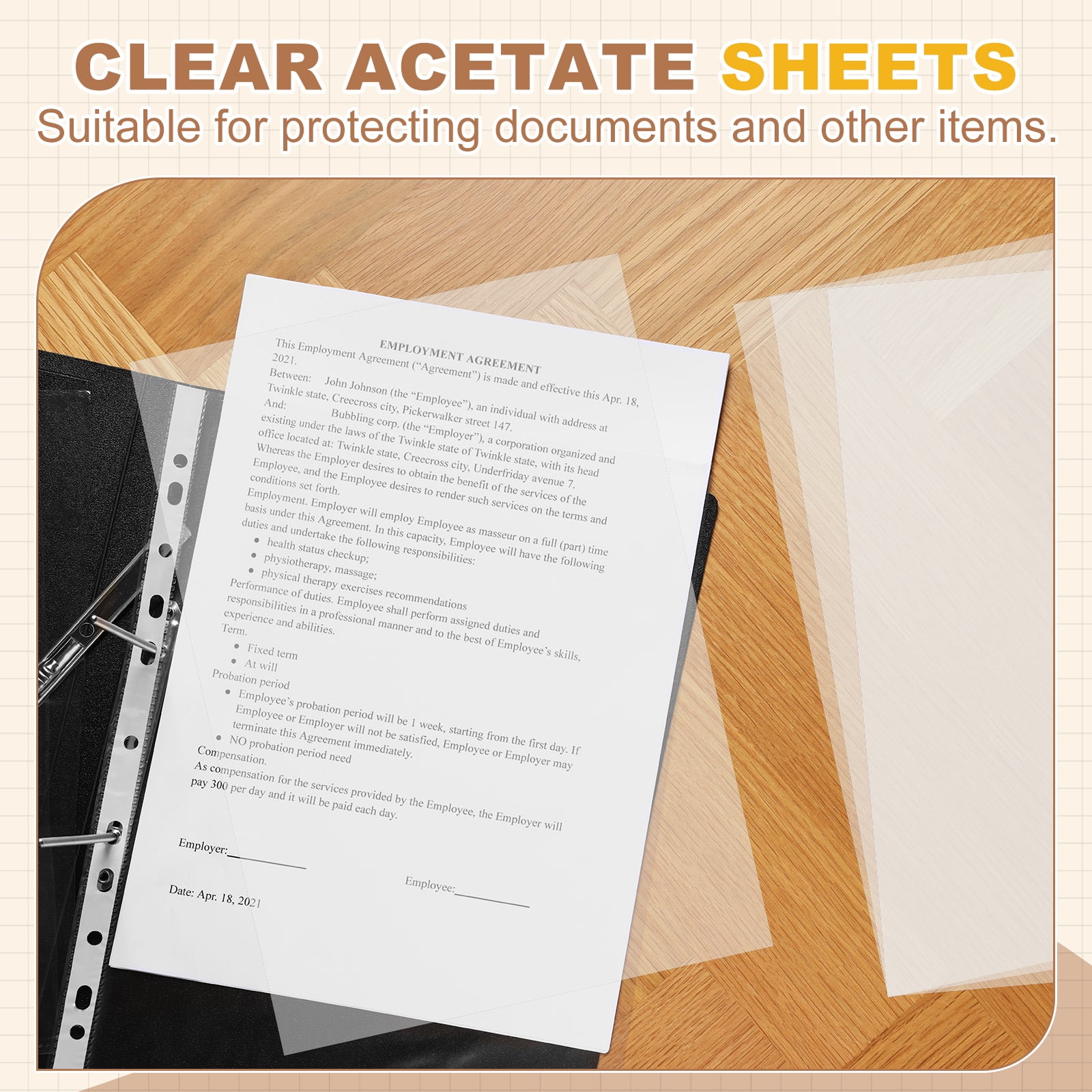 Uxcell 20Pcs Clear Acetate Sheets, 11.7x8.3inch 0.2mm Thick Heat Resistant Transparent Plastic Sheet A4 Blank Acetate Paper for DIY Arts Crafts Cards Making Photo Frame Accessories