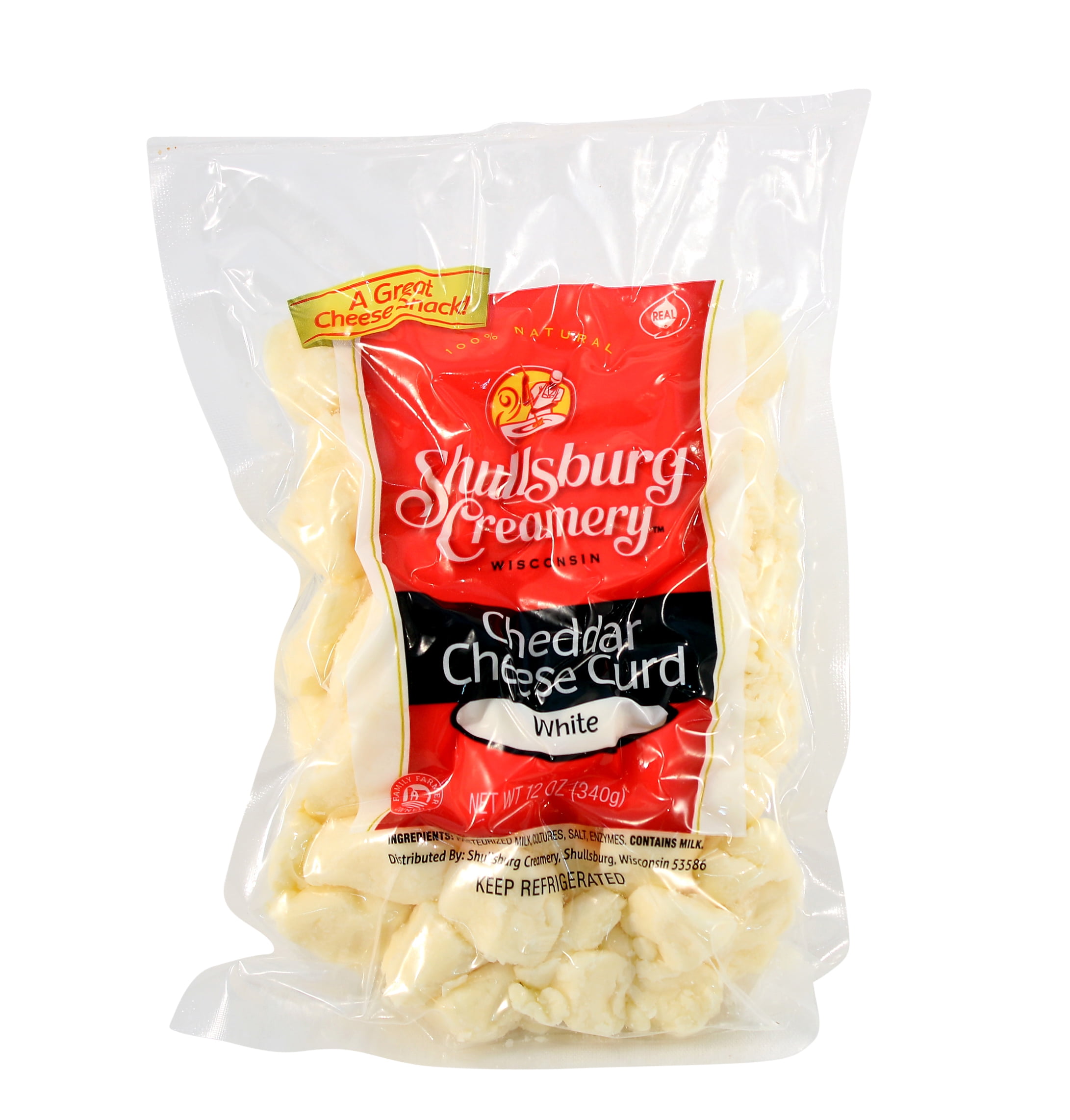 Shullsburg Creamery White Cheddar Cheese Curd, 12 Oz.
