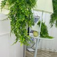 thumbnail image 3 of Yuarrent 2 piezas de plantas artificiales de ratán colgantes de vid plantas de vid falsa hojas de plástico verde ramas jardín de pared Decoración, 3 of 6