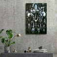 thumbnail image 6 of Horror Science Fiction 1993 Vintage Necronomicon II H.R. Giger Wall Art Poster Scroll Canvas Painting Picture Living Room Decor Home 16x24inch(40x60cm), 6 of 6