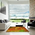 thumbnail image 7 of Ahgly Company Machine Washable Indoor Rectangle Transitional Lava Red Area Rugs, 5' x 8', 7 of 7