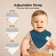 thumbnail image 3 of Baberos tipo bandana para bebés KeaBabies, 100% algodón orgánico, paquete de 8, 3 of 9