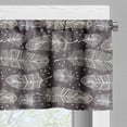thumbnail image 3 of Ambesonne Bohemian Window Valance, Feathers with Heart Art, 54" X 12", Mauve Taupe White, 3 of 5