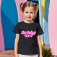 thumbnail image 2 of WMQPNNS Girls Summer Shirts Kids T Shirts Size 14-16 Fashion Short Sleeve Tops Crewneck Cotton T Shirt Printed Basic Blouse Shirt Printed Tops(Size 1-2 Years, Black), 2 of 6