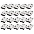 thumbnail image 1 of Unique Bargains PCB USB Connector Type-A 2.0 Male Jack 180 Degree SMT SMD 20Pcs, 1 of 4