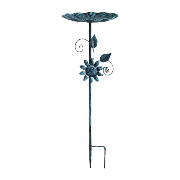 Baño para pájaros para exteriores, comedero para pájaros, baño para pájaros, comedero para pájaros para jardín, patio, cerca, césped Estilo A
