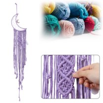 Dream Catcher Wall Decor Moon Dream Catcher Macrame Woven Wall Hanging Home Decor Dorm Room Decor