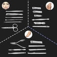 thumbnail image 2 of Manicure Set - 19 in 1 Stainless Steel Nail Kit - Professional Ingrown Nail Clippers Care Tools - Pedicure Set, 2 of 5