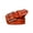 Orange, variant on Catelles Retro Leather Alloy Pin Buckle Men's Orange Belt, Wear-resistant Stylish Model, Gift Box with Holo Puncher&For waist 42 in Width 1.5in(3.8cm)