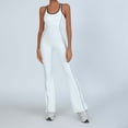 thumbnail image 4 of Women's High Waisted Activewear Jumpsuit - Stretchy Gym/Running/Yoga Romper for Athletic & Casual Wear, 4 of 8