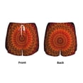 thumbnail image 3 of KLL Mandala Pattern Shorts Women,Athletic Shorts High Waisted Running Shorts Pocket Sporty Short Gym Elastic Workout Shorts-Small, 3 of 7