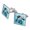Silver, variant on Ocean Selfie Picture Orca Killer Whale Dolphins Square Cufflink Set - Silver or Gold