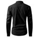 thumbnail image 3 of pstuiky camisas de manga larga para hombre, Camisa vaquera holgada de manga larga con cuello alto y botones sólidos para hombre top de hombre xl, 3 of 3