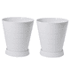 thumbnail image 1 of 2 Macetas Grande Moderna Minimalista Interior Exterior Plato BLANCO, 1 of 4