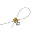 thumbnail image 5 of Uxcell 3.3mm Hole Wire Rope Clips Set, 10 Pcs Brass Single Holes Cable Clamps with M4x0.7 Phillips Screws, Brass, 5 of 5