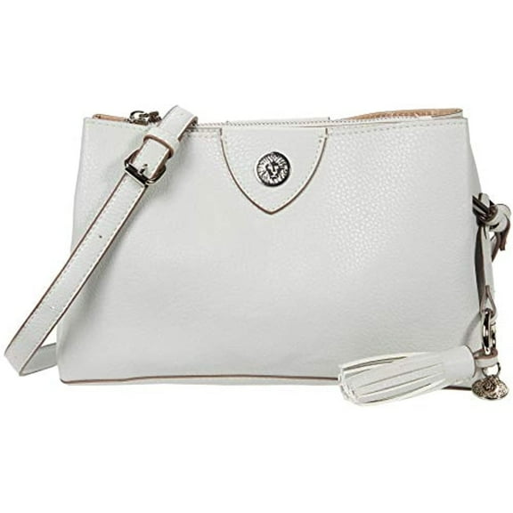 Anne Klein A-Hinge Pebble Crossbody Sage One Size