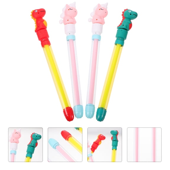 LOLIPPYY Water Sprayer Toy Water Shooting Assorted Color 4Pcs for Beach Activities