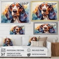 thumbnail image 4 of Designart "Beautiful Basset Hound I" Animals Dog Floater Framed Wall Decor, 4 of 5
