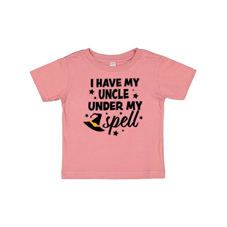 

Inktastic I Have My Uncle Under My Spell with Cute Witch Hat Gift Baby Boy or Baby Girl T-Shirt