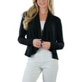 thumbnail image 4 of ToBeInStyle Women's Draped Front Cardigan, 4 of 6