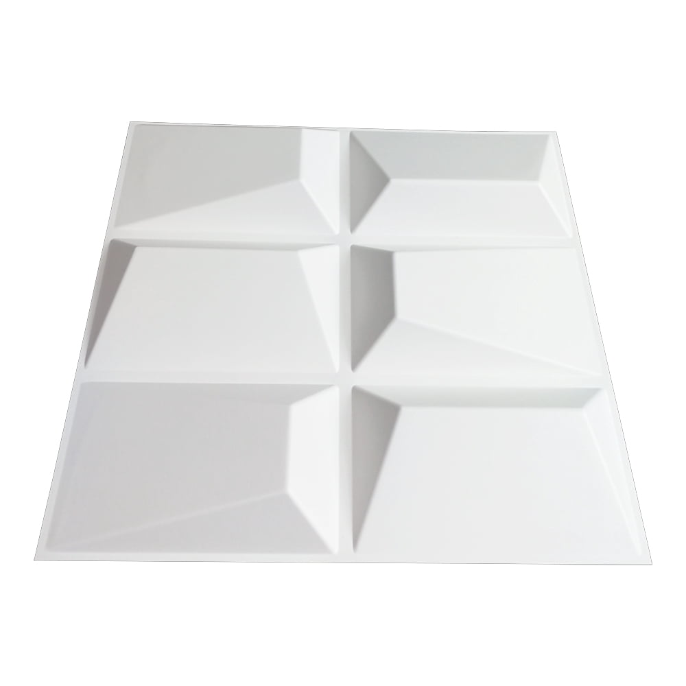 Art3d Brick Design 19.7 in. x 19.7 in. PVC 3D Wall Panel (12-Pack)