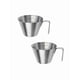 thumbnail image 1 of Tazas Xtellar Medidoras De Café Espresso Vaso Medidor Con Leche Color Plateado, 1 of 5