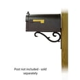 thumbnail image 3 of Special Lite Products Berkshire Curbside Mailbox with Sorrento front single mailbox mounting bracket, 3 of 7