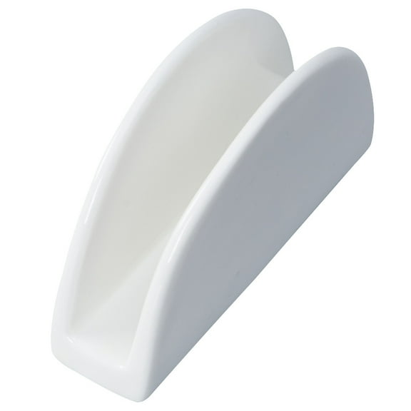 Pungan napkin box White Ceramic Napkin Holder for Kitchen Restaurant Home Tabletop,4.33"X2.72"X1.18"