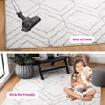 thumbnail image 3 of SAFAVIEH Adirondack Caitriona Geometric Squares Area Rug, Light Grey/Dark Grey, 6' x 6' Square, 3 of 14