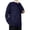 Blue, variant on Coats For Mens Loose Fitting Trend Casual Sweater College Style Knit Jacket