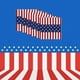 thumbnail image 5 of Suministros Del Partido Patriótico Bandera Americana Suministros Del Partido Del Día de la Independencia Conjunto de Suministros de la Bandera de Tirar de la Taza de Papel Suministros Desechables Del, 5 of 7