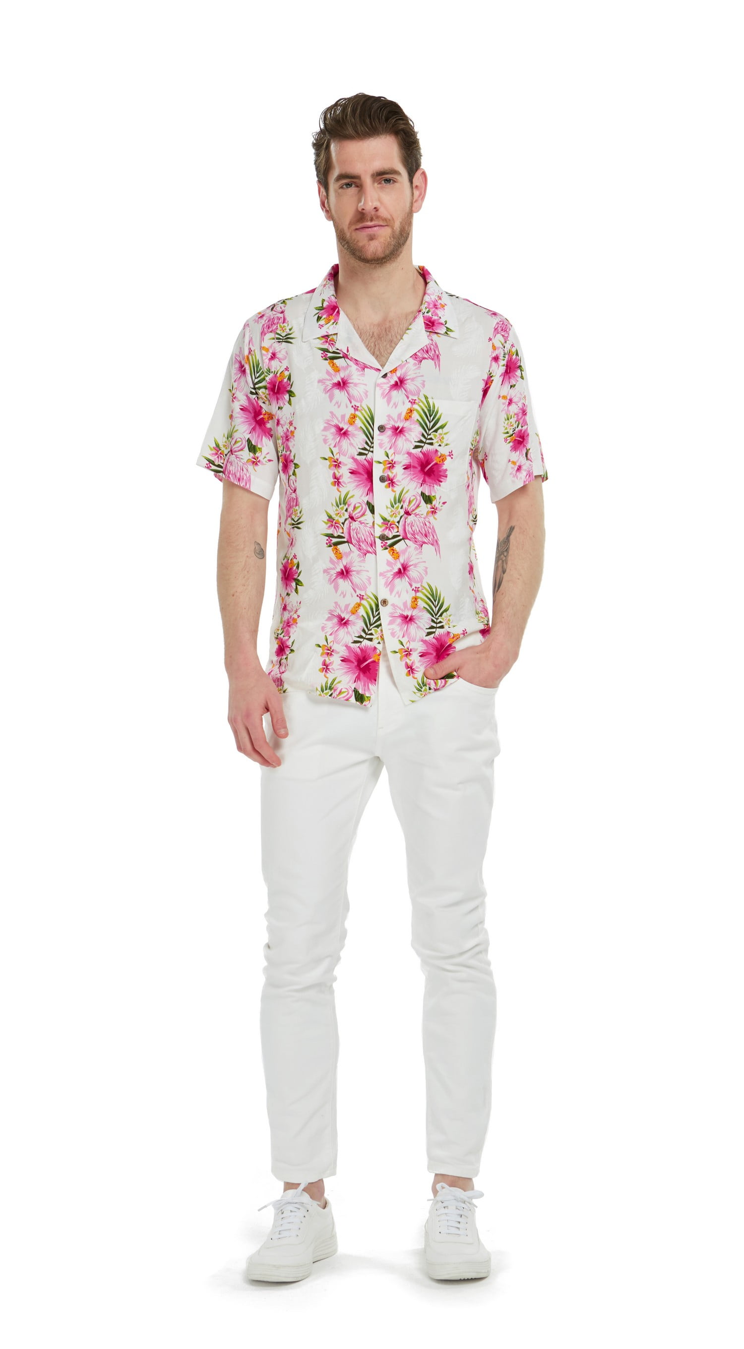 NEW TROPICAL ALOHA PRINT HAWAII SUB T-SHIRT REGULAR FIT /& SIZE TOP UP TO 6XL