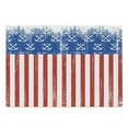 thumbnail image 1 of USA Cutting Board, Patriotic Grunge Flag Design with Stripes and Marine Crossed Anchors, Decorative Tempered Glass Cutting and Serving Board, in 3 Sizes, by Ambesonne, 1 of 2