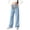 Blue, variant on Shadoumai Letter Print Girls Casual Wide Leg Pants Loose Fit Lightweight Knit Sweatpants Comfortable Trousers For Teen Youth Children Fashion Daily Wear,Uniform Pants for Girls 13-14 Years